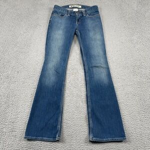 Gap Jeans Women 1 Blue Ultra Low Rise Stretch Bootcut Denim Flare Y2K 2011
